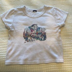 Brandy Melville shirt with cats